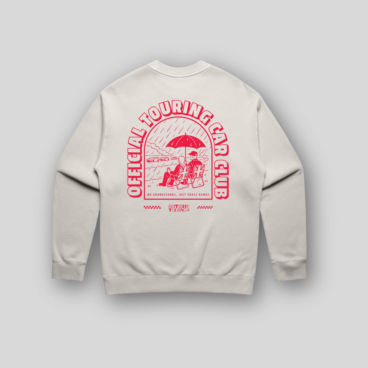 Official Touring Car Club Sweatshirt - Faded Bone