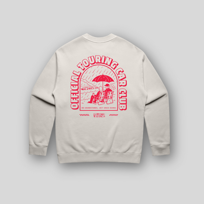 Official Touring Car Club Sweatshirt - Faded Bone