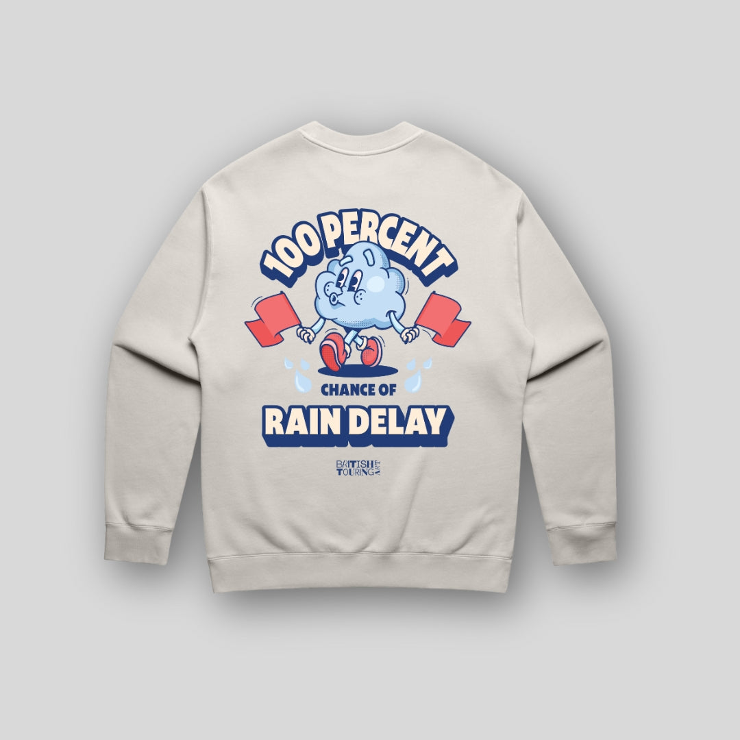 BTCC Rain Delay Sweatshirt - Faded Bone