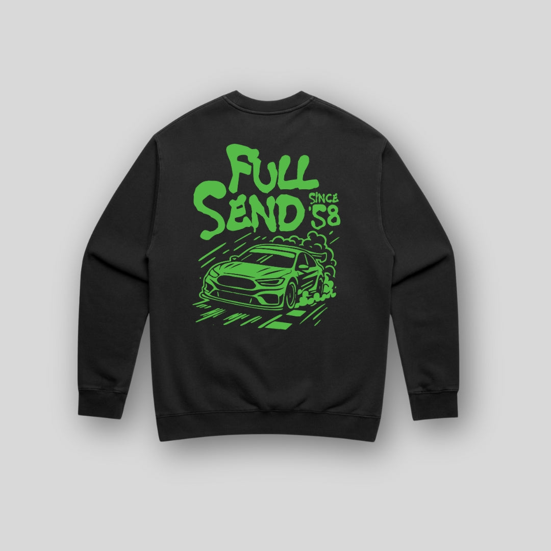 Full Send Since ’58 Sweatshirt - Faded Black