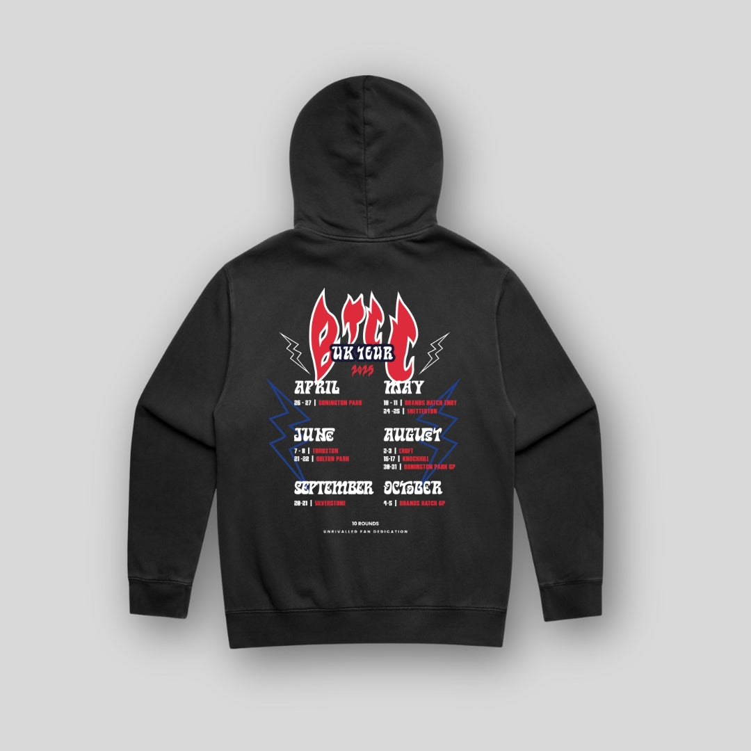 BTCC Tour Hoodie - Faded Black